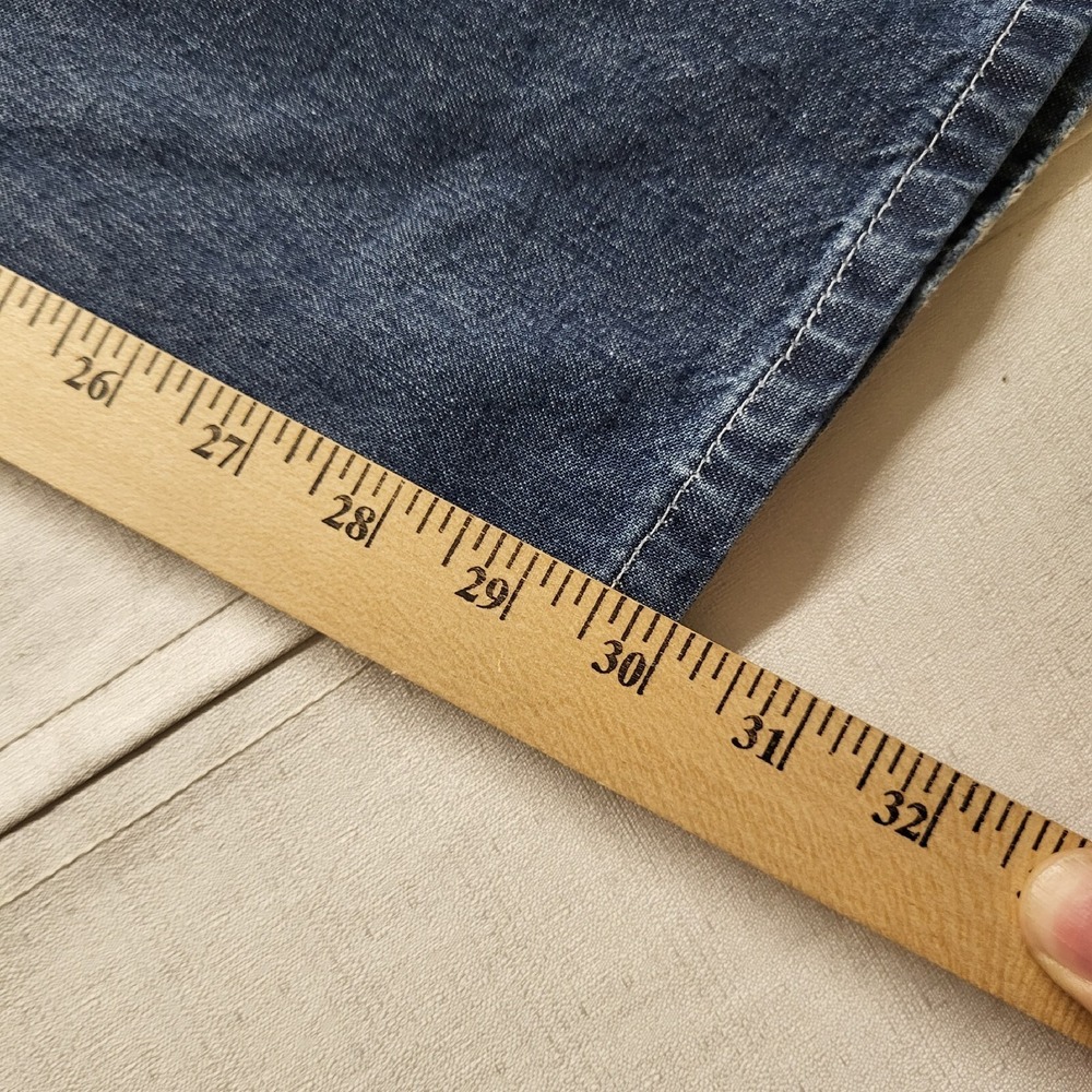 Old Navy Painter Jeans Mens 39x30 Loose Blue Straight Fit Baggy Denim Y2K 90s - Picture 11 of 13